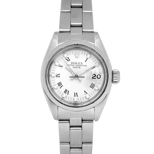 Rolex Date 6919 White Dial