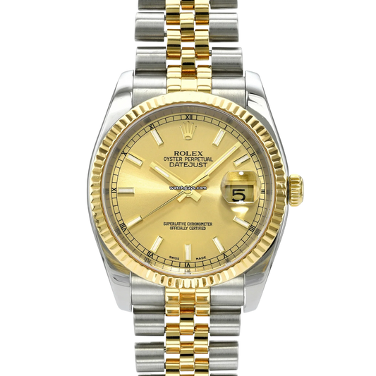 Rolex Datejust 116233 Champagne Two Tone