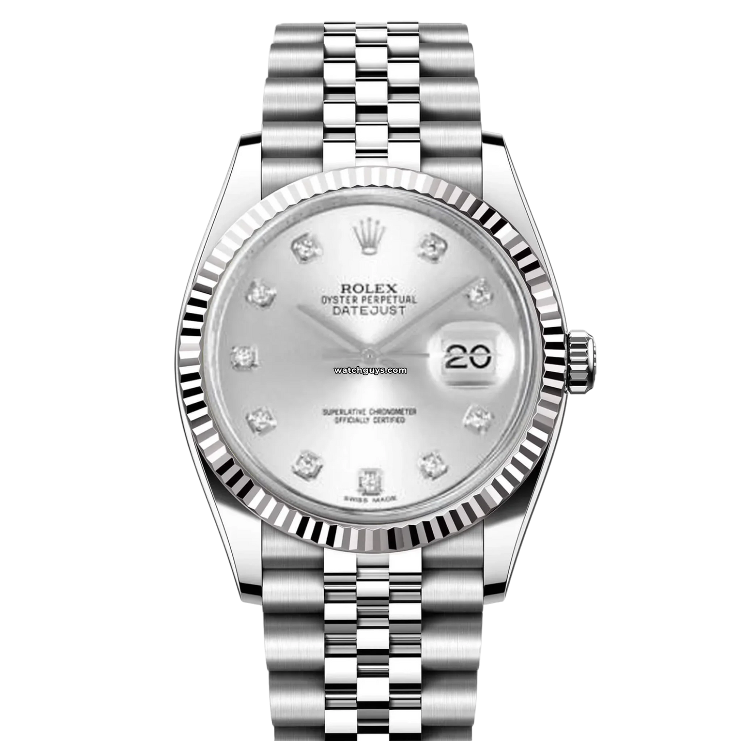 Rolex Datejust 116234 Silver Diamond
