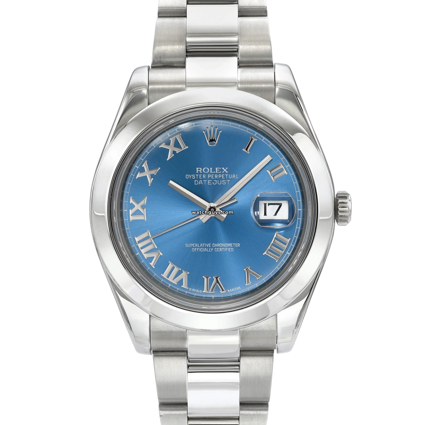 Rolex Datejust 116300 Azzurro Blue Oyster