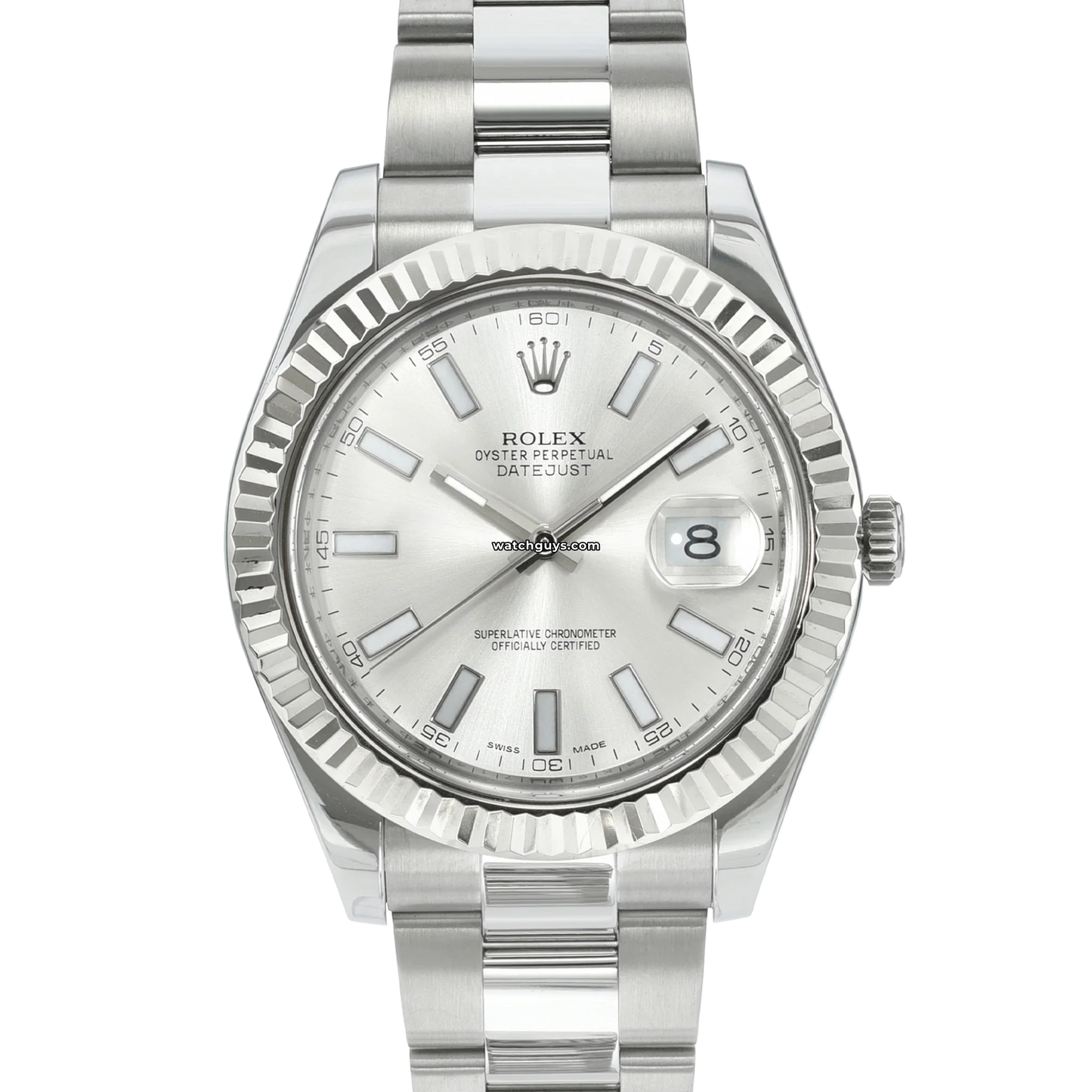 Rolex Datejust 116334 Silver Oyster