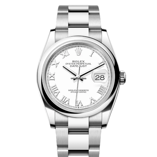 Rolex Datejust 126200 White Roman