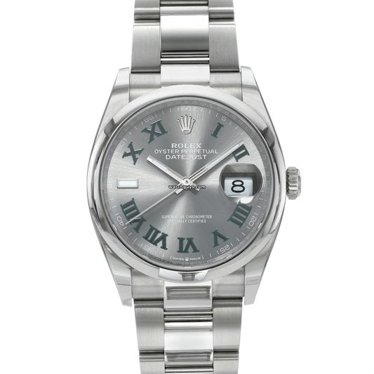 Rolex Datejust 126200 Wimbledon Oyster
