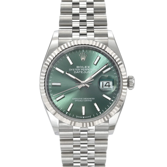Rolex Datejust 126234 Mint Green Jubilee