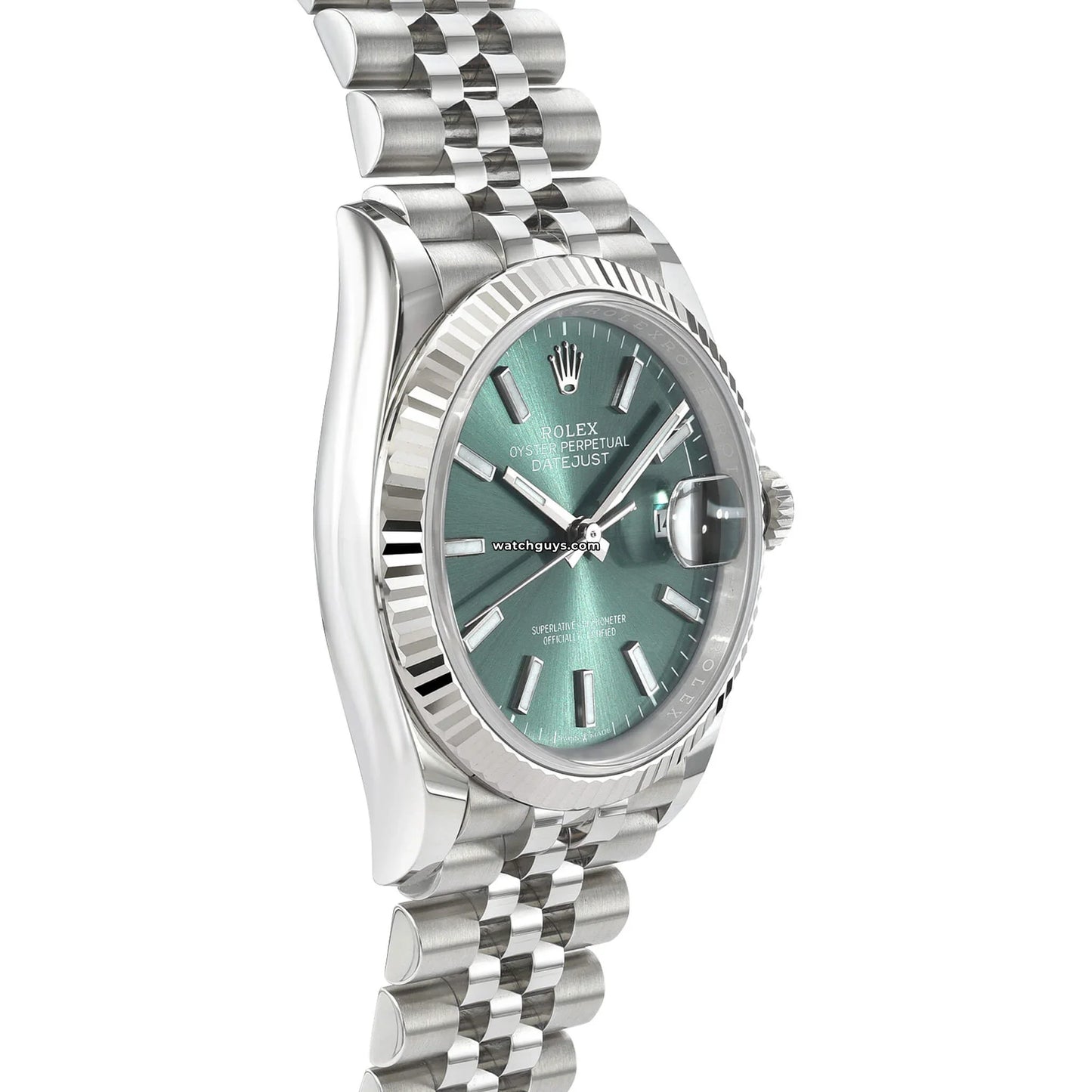Rolex Datejust 126234 Mint Green Jubilee