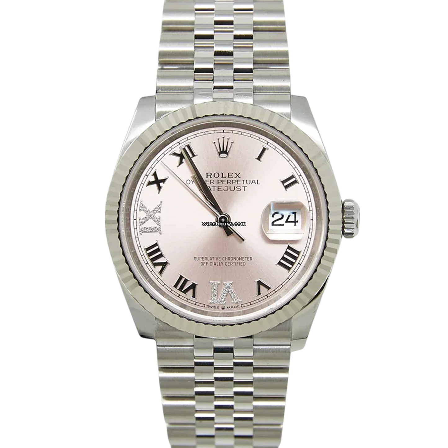 Rolex Datejust 126234 Pink Diamond Jubilee