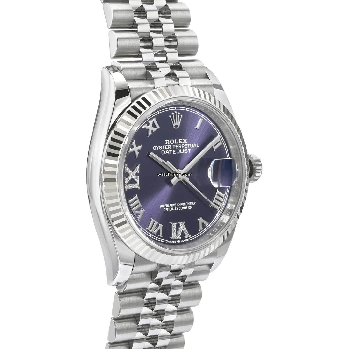 Rolex Datejust 126234 Purple Aubergine Diamond
