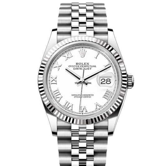 Rolex Datejust 126234 White Roman Dial