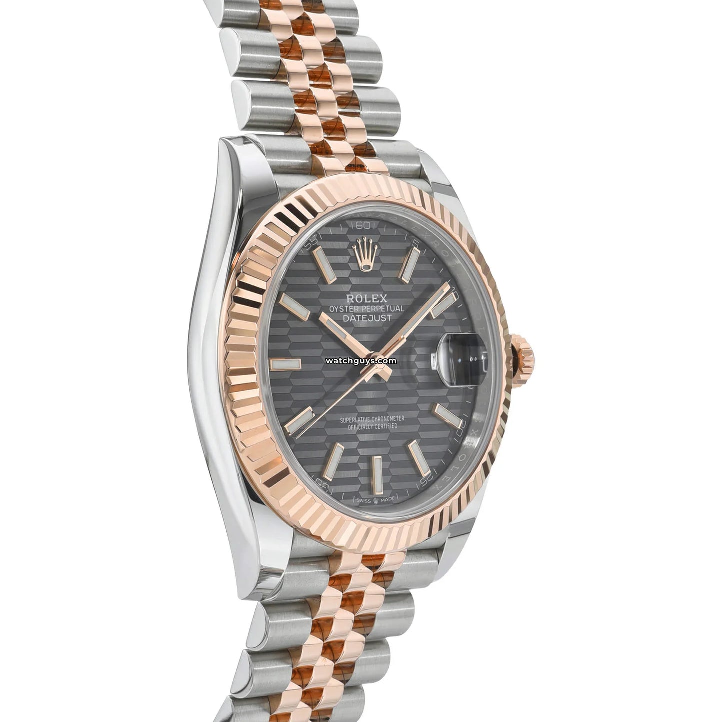 Rolex Datejust 126331 Slate Fluted Motif Jubilee