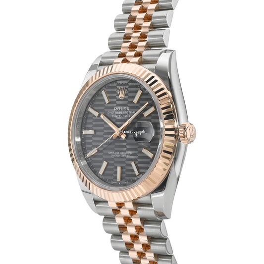 Rolex Datejust 126331 Slate Fluted Motif Jubilee