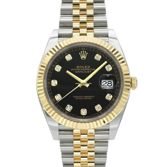 Rolex Datejust 126333 Black Diamond Jubilee