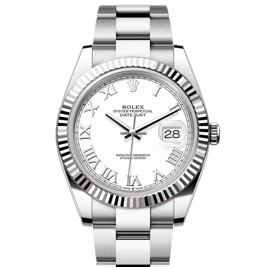 Rolex Datejust 126334 White Roman Oyster