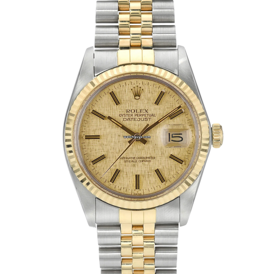 Rolex Datejust 16013 Champagne Linen