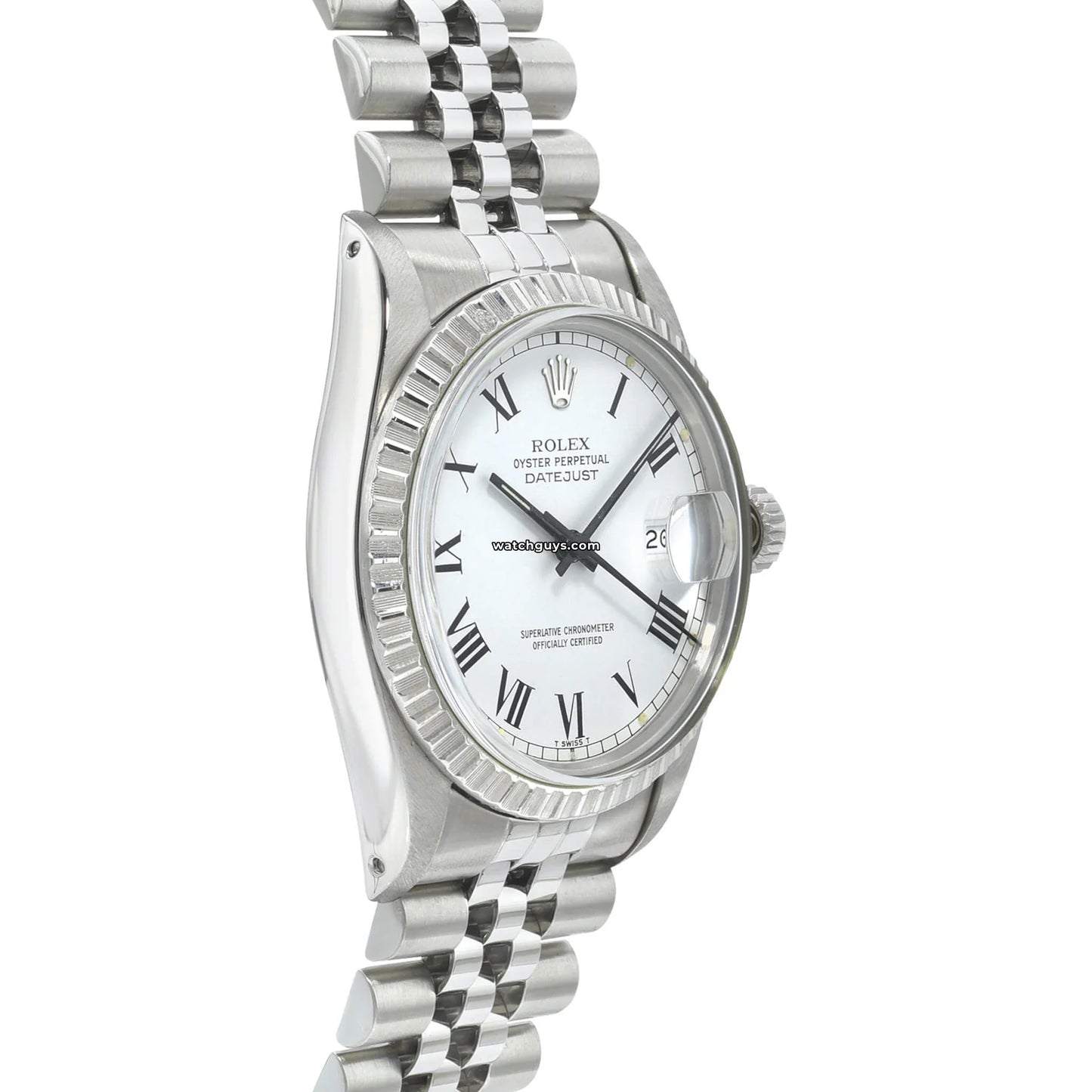 Rolex Datejust 16030 White "Buckley" Dial