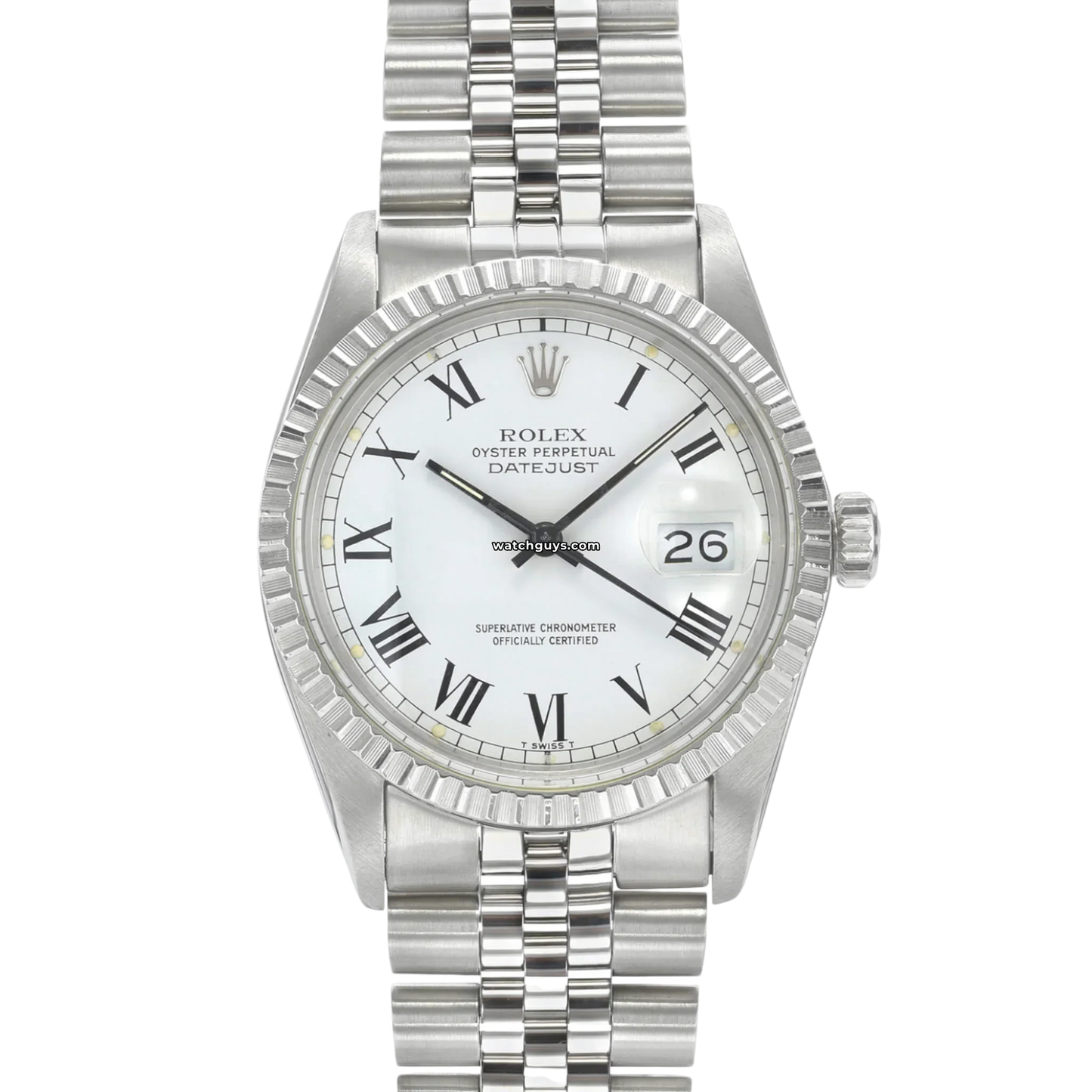 Rolex Datejust 16030 White "Buckley" Dial