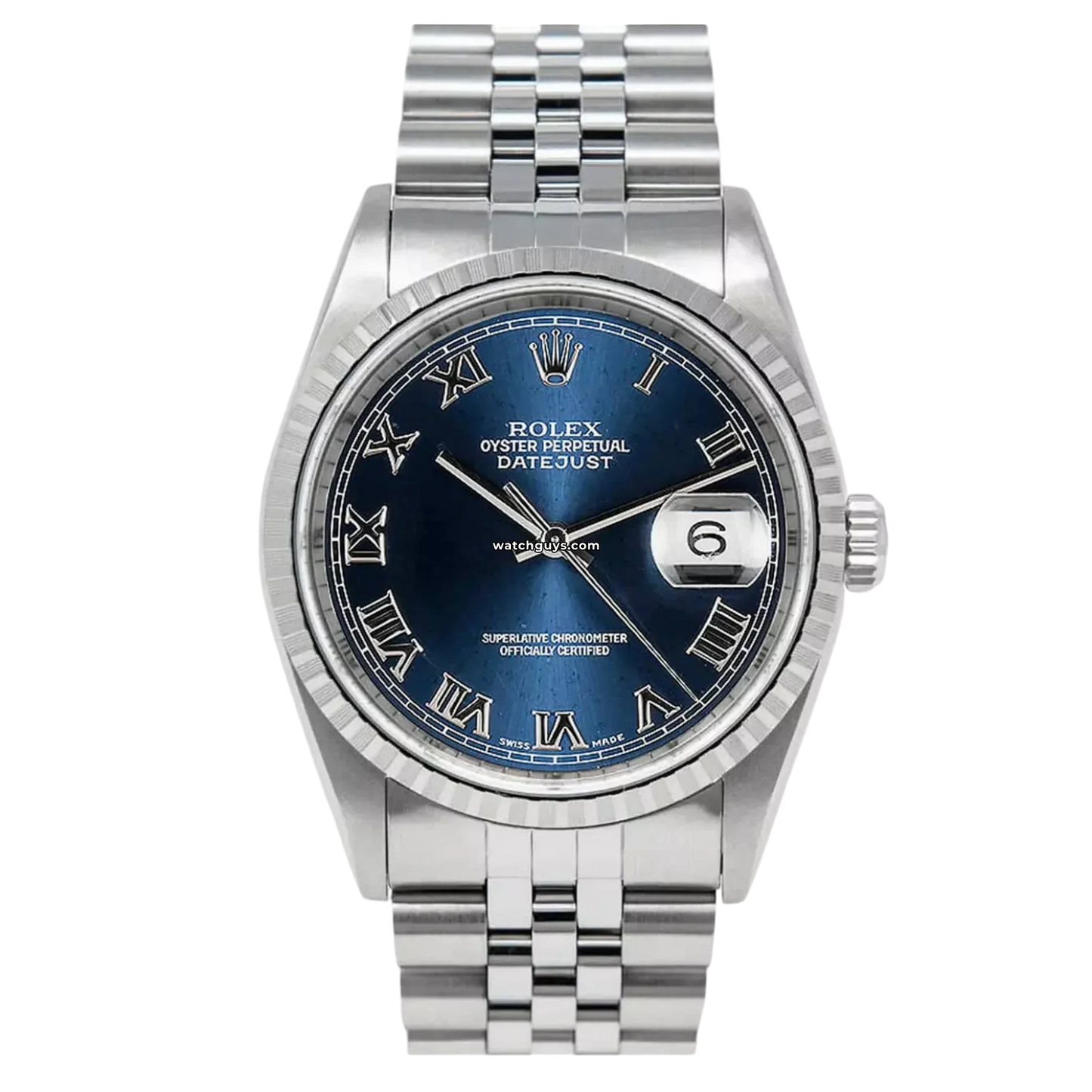 Rolex Datejust 16220 Blue Dial