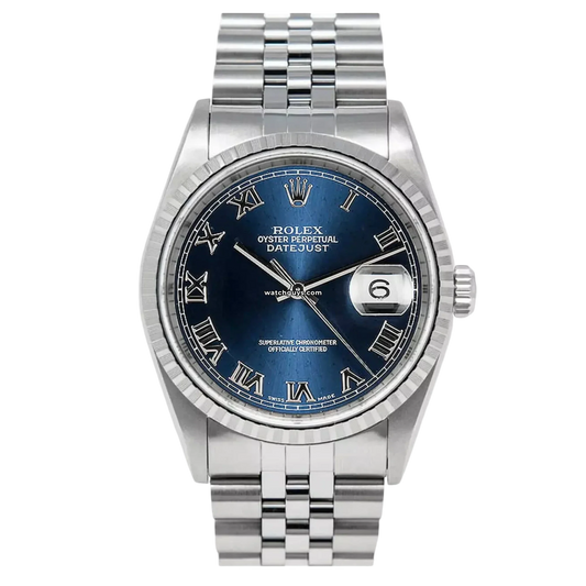 Rolex Datejust 16220 Blue Dial