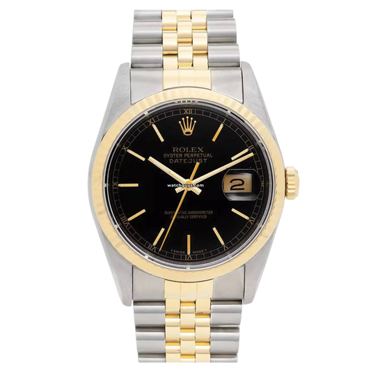 Rolex Datejust 16233 Black Dial
