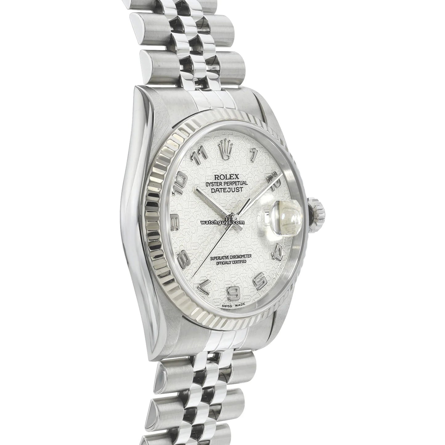 Rolex Datejust 16234 Ivory Jubilee Arabic