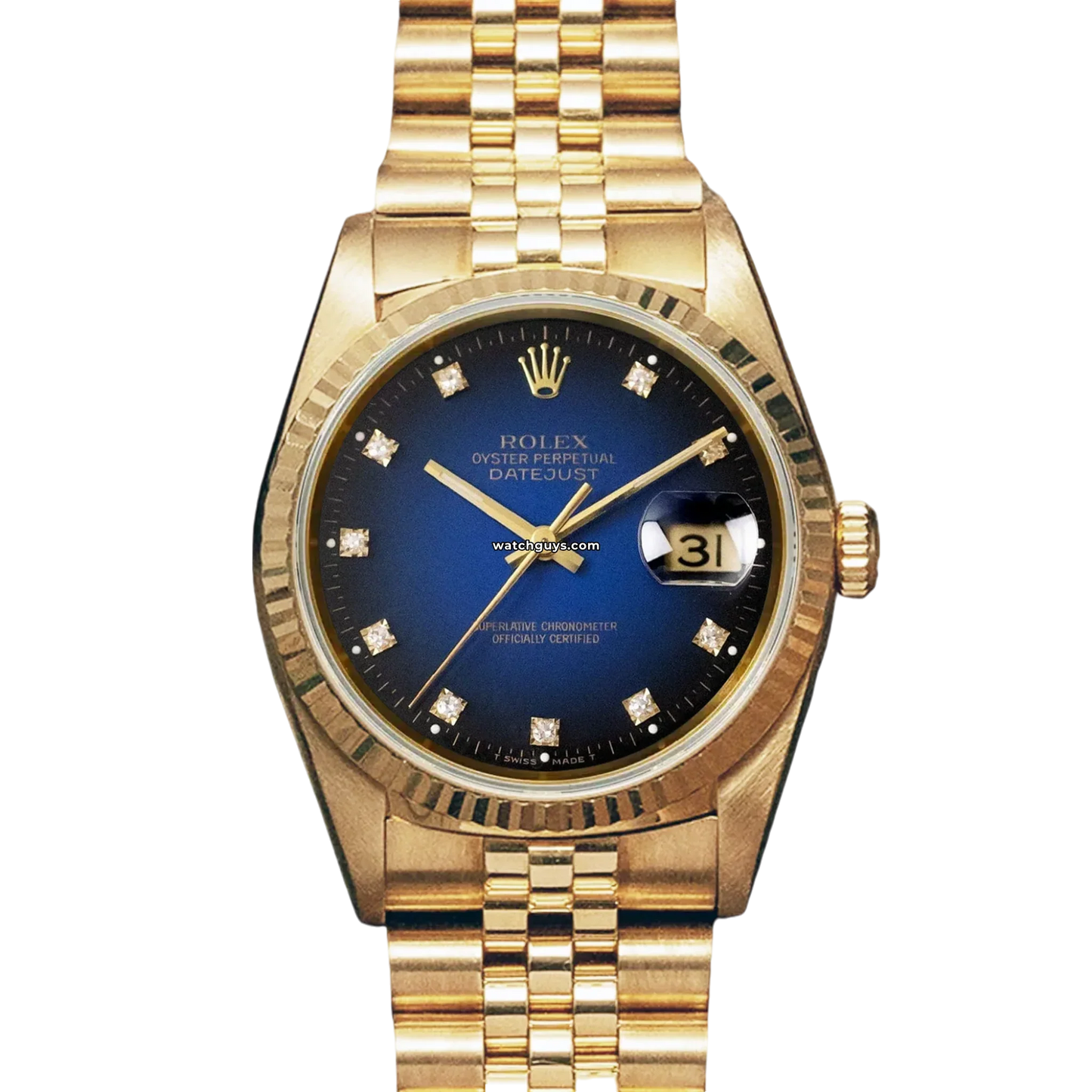 Rolex Datejust 16238 Vignette Blue Diamond Jubilee