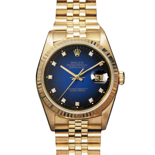 Rolex Datejust 16238 Vignette Blue Diamond Jubilee