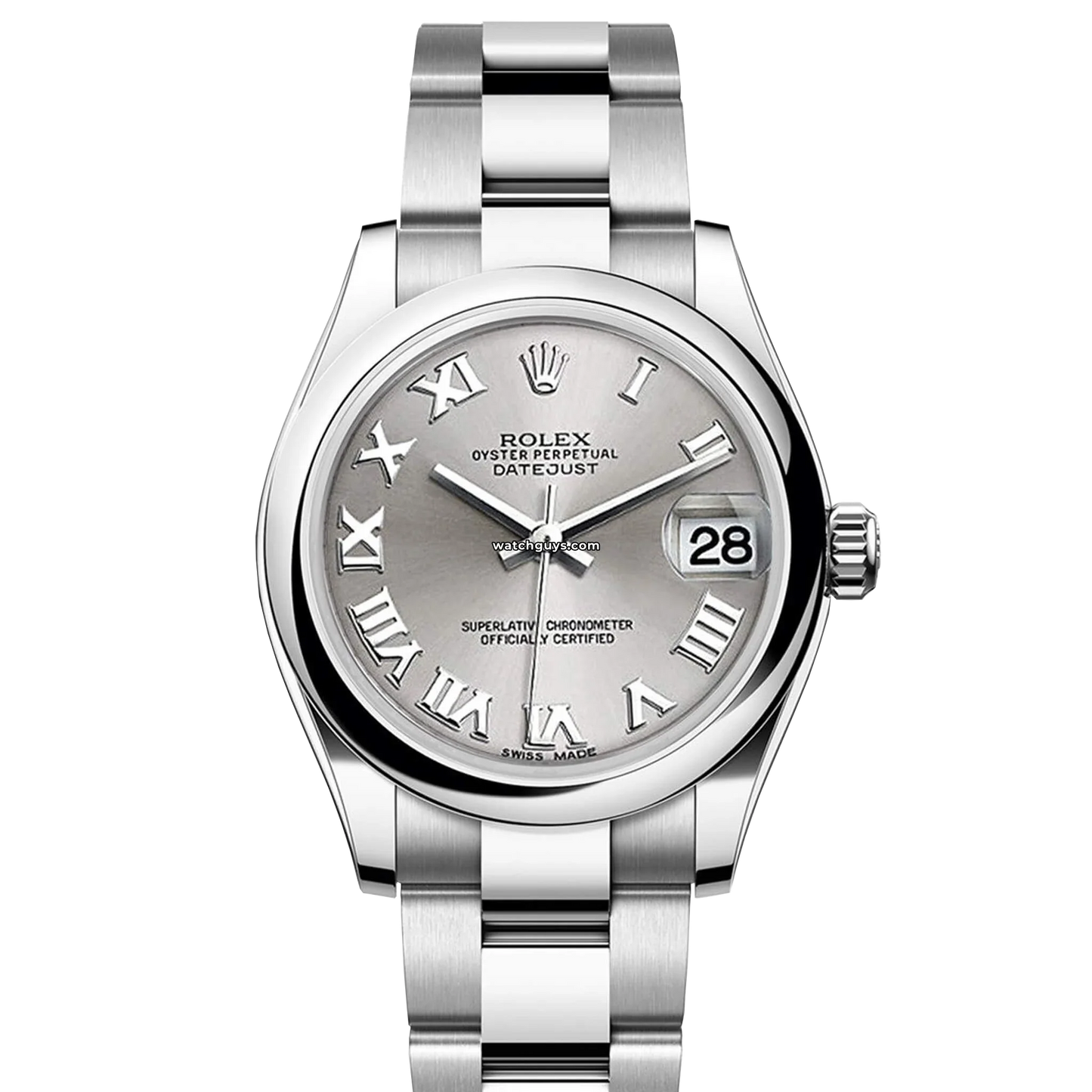 Rolex Datejust 178240 Silver Roman Oyster