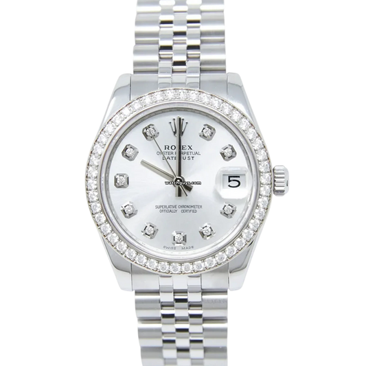 Rolex Datejust 178384 Silver Diamond Jubilee