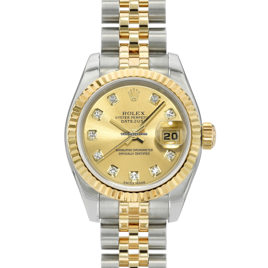 Rolex Datejust 179173 Champagne Diamond Jubilee