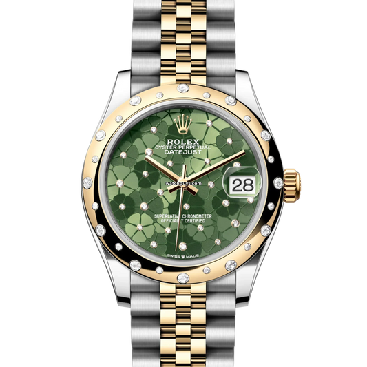 Rolex Datejust 278343RBR Green Floral Motif Diamond