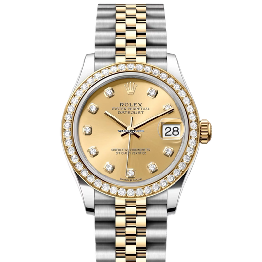 Rolex Datejust 278383RBR Champagne Diamond
