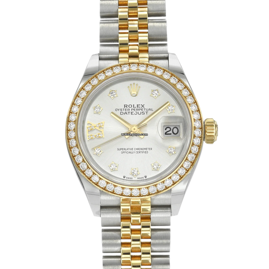 Rolex Datejust 279383RBR Silver Diamond Jubilee