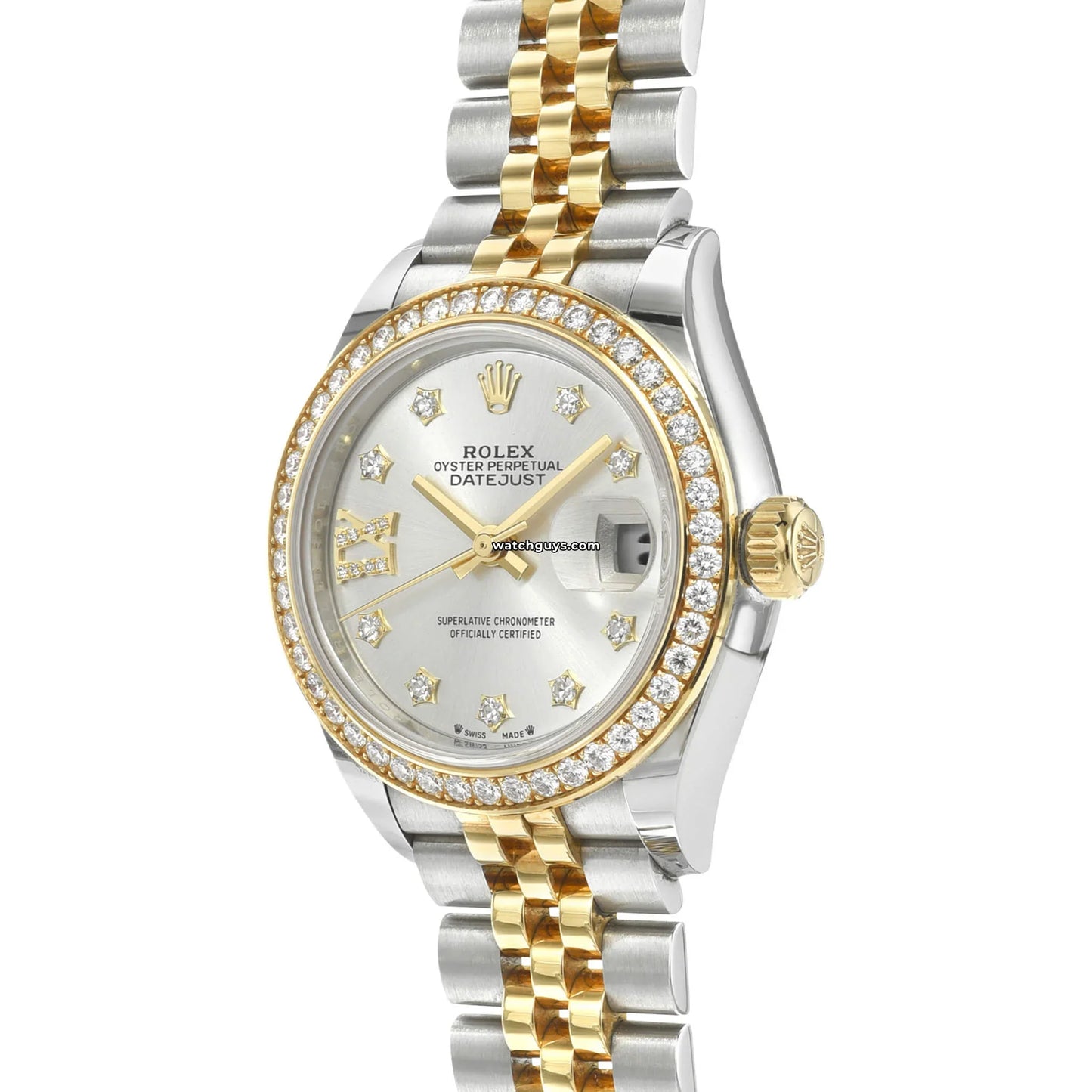 Rolex Datejust 279383RBR Silver Diamond Jubilee