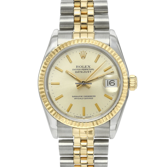 Rolex Datejust 68273 Two Tone Silver
