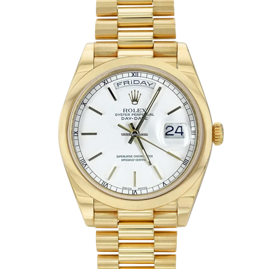 Rolex Day-Date 118208 White Index President