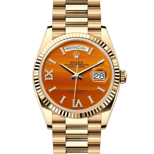 Rolex Day-Date 128238 Carnelian