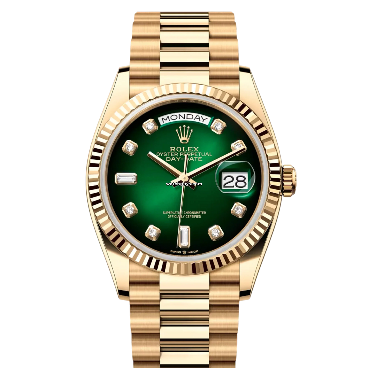 Rolex Day-Date 128238 Green Ombre