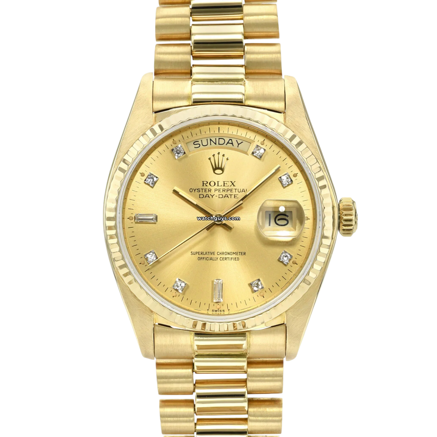 Rolex Day-Date 18038 Champagne Diamond