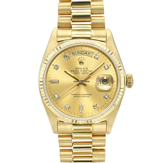 Rolex Day-Date 18038 Champagne Diamond