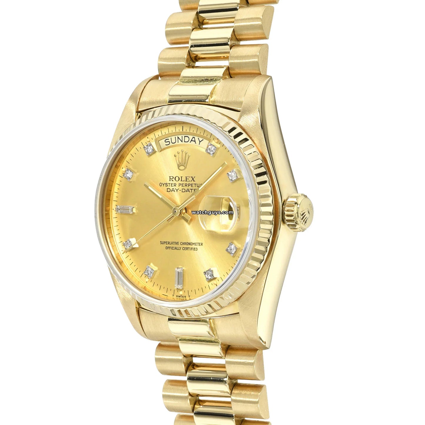 Rolex Day-Date 18038 Champagne Diamond