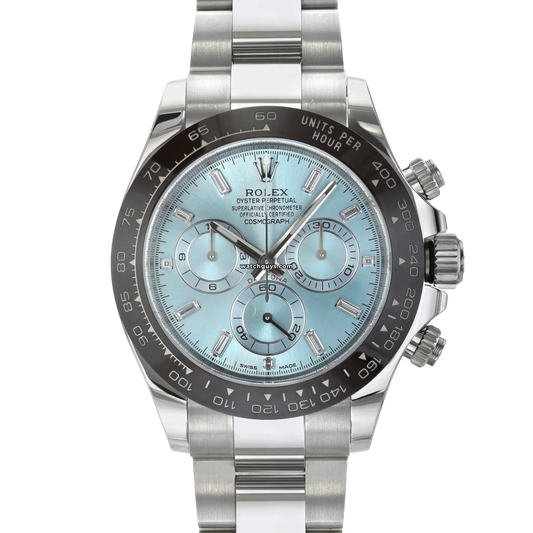 Rolex Daytona 116506 Platinum Baguette Diamond