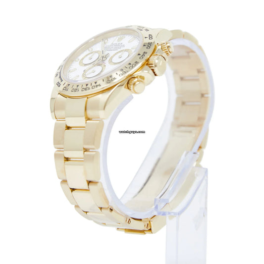 Rolex Daytona 116508 White Dial Yellow Gold