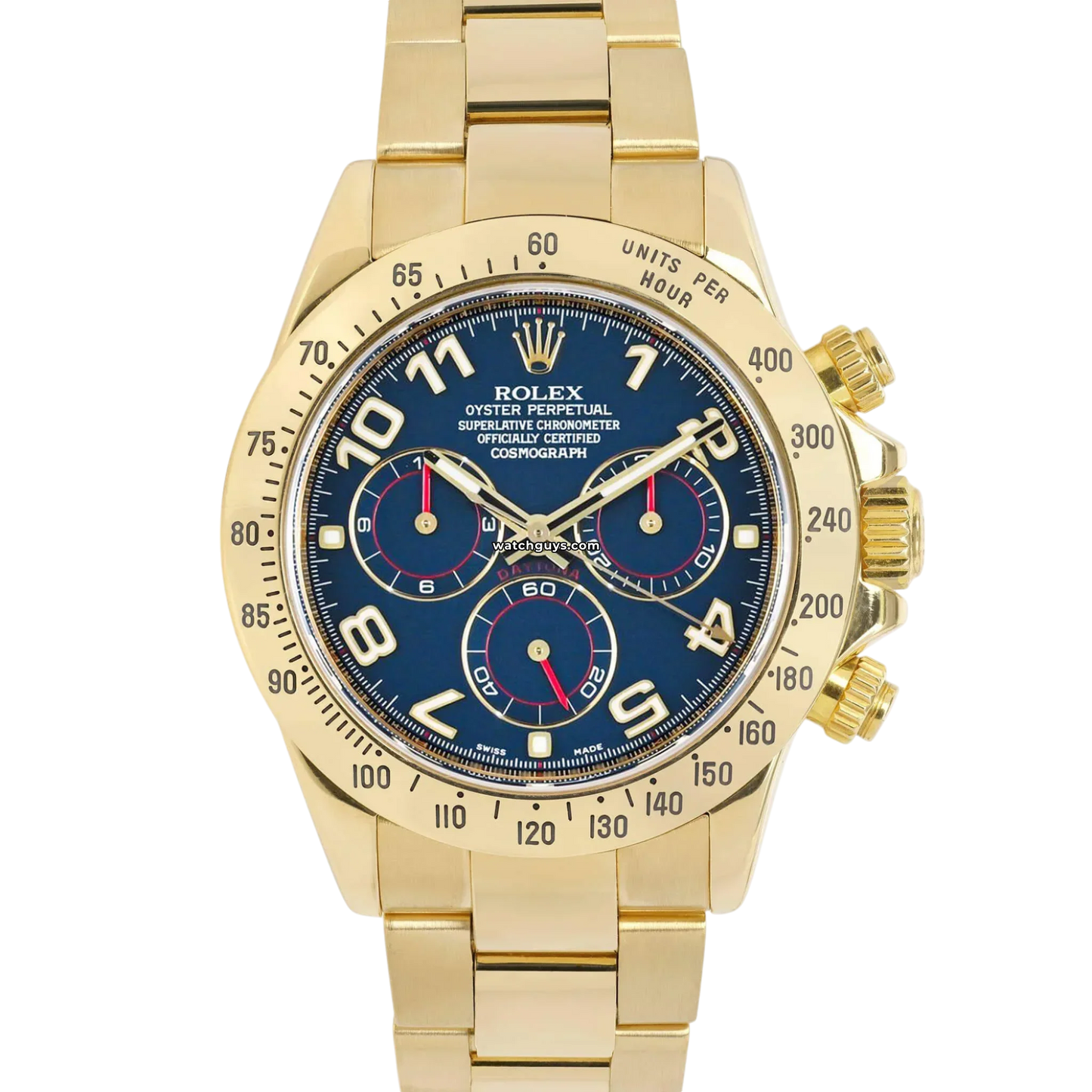 Rolex Daytona 116528 Blue Arabic
