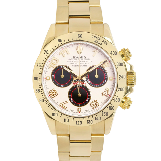 Rolex Daytona 116528 White Arabic Racing