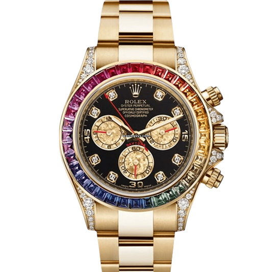 Rolex Daytona "Rainbow" 116598RBOW Yellow Gold