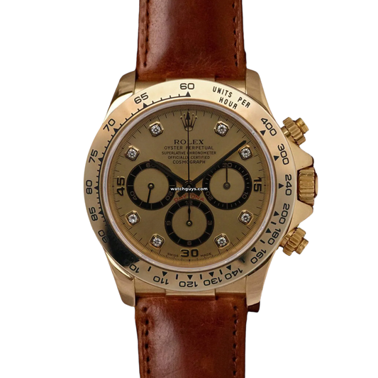 Rolex Daytona 16518 Champagne Diamond