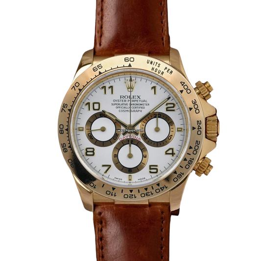 Rolex Daytona 16518 White Arabic
