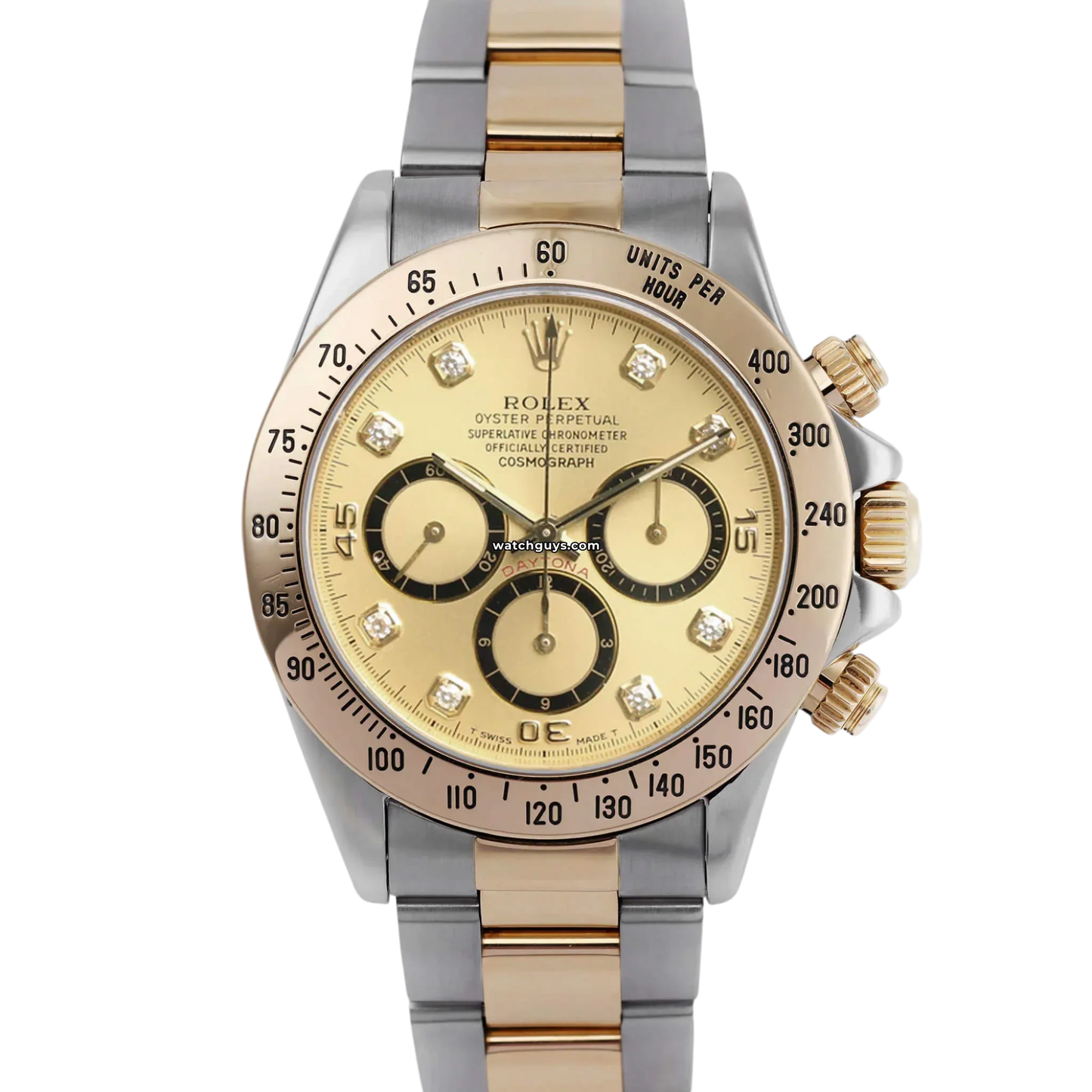 Rolex Daytona Zenith 16523 Champagne Diamond