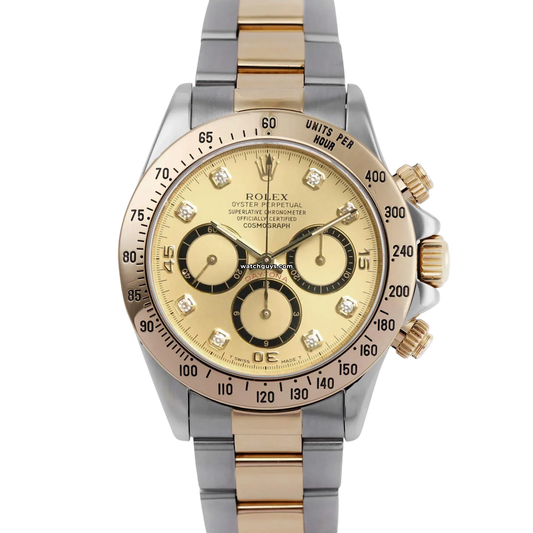 Rolex Daytona Zenith 16523 Champagne Diamond