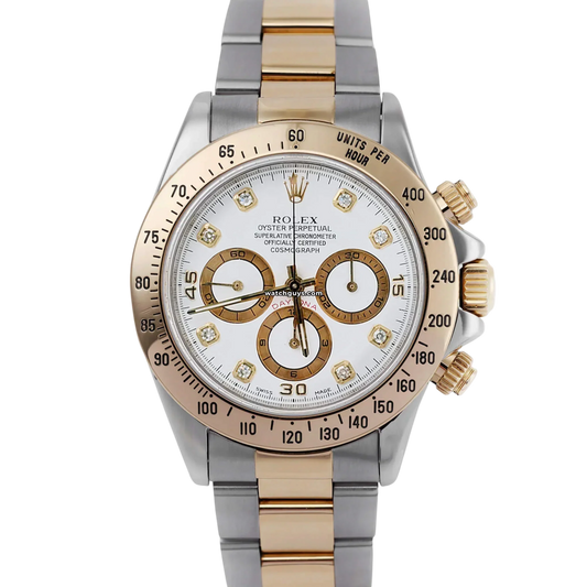 Rolex Daytona Zenith 16523 White Diamond