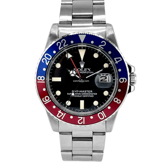 Rolex GMT-Master 16750 Pepsi Matte Dial
